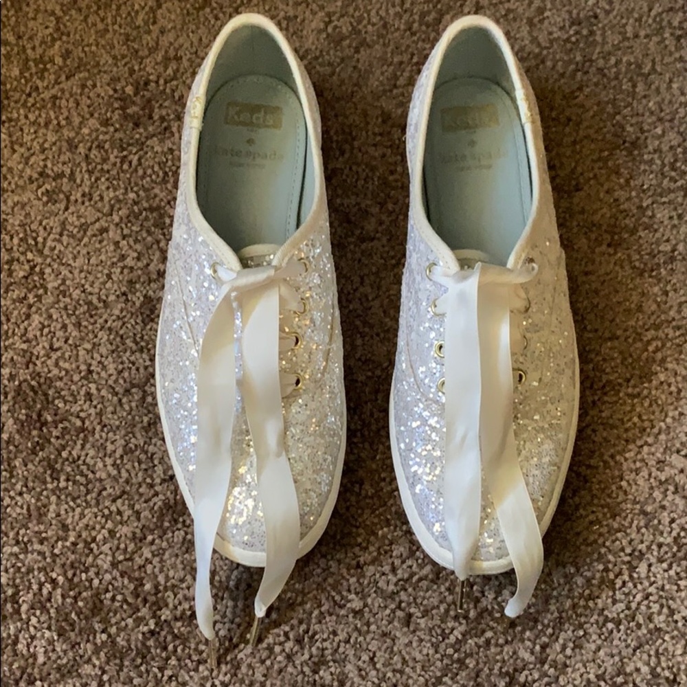 Kate Spade sparkly Keds
